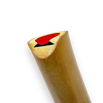 Amazon.com: KUKYO 日本禪宗Shaku8八五角音端吹笛天然鈴根KINKO